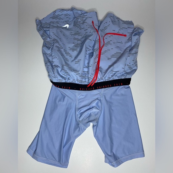 Nike Small Running Division Shorts DM4634 2-in-1 Compression Liner Blue - Picture 2 of 6